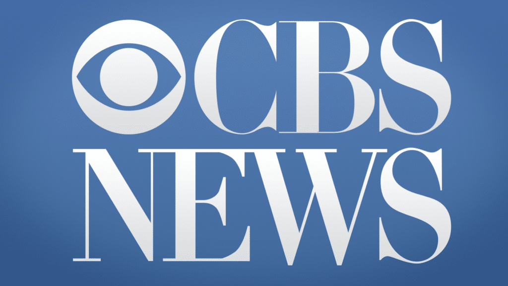 logo of cbs news blue